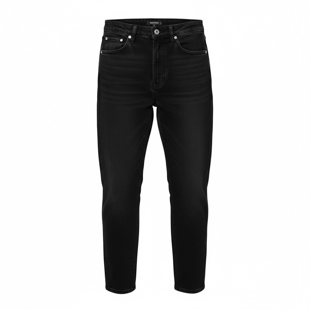 NEW Missguided Women's Riot‎ High Waisted Mom Jeans Size Tall 4 Black